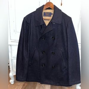 J Crew Men’s Bayswater Peacoat Navy